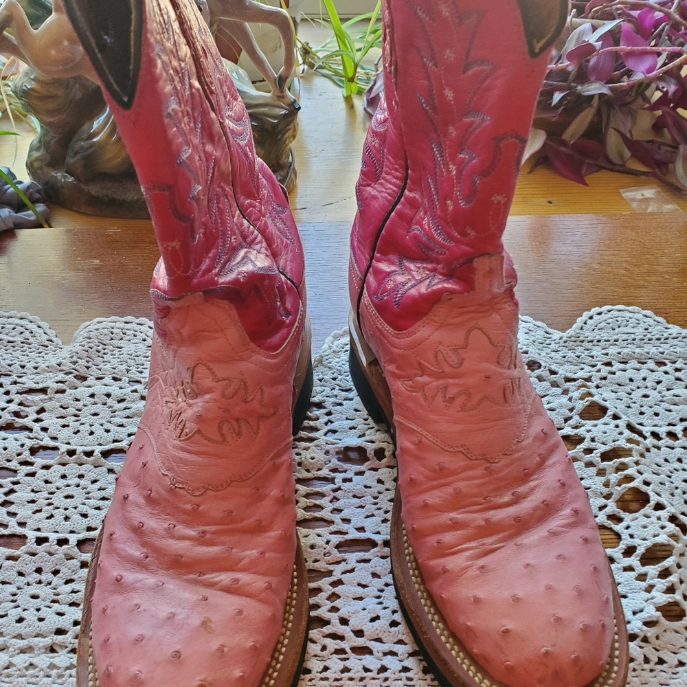 Pink Lucchesee Boots 7.5